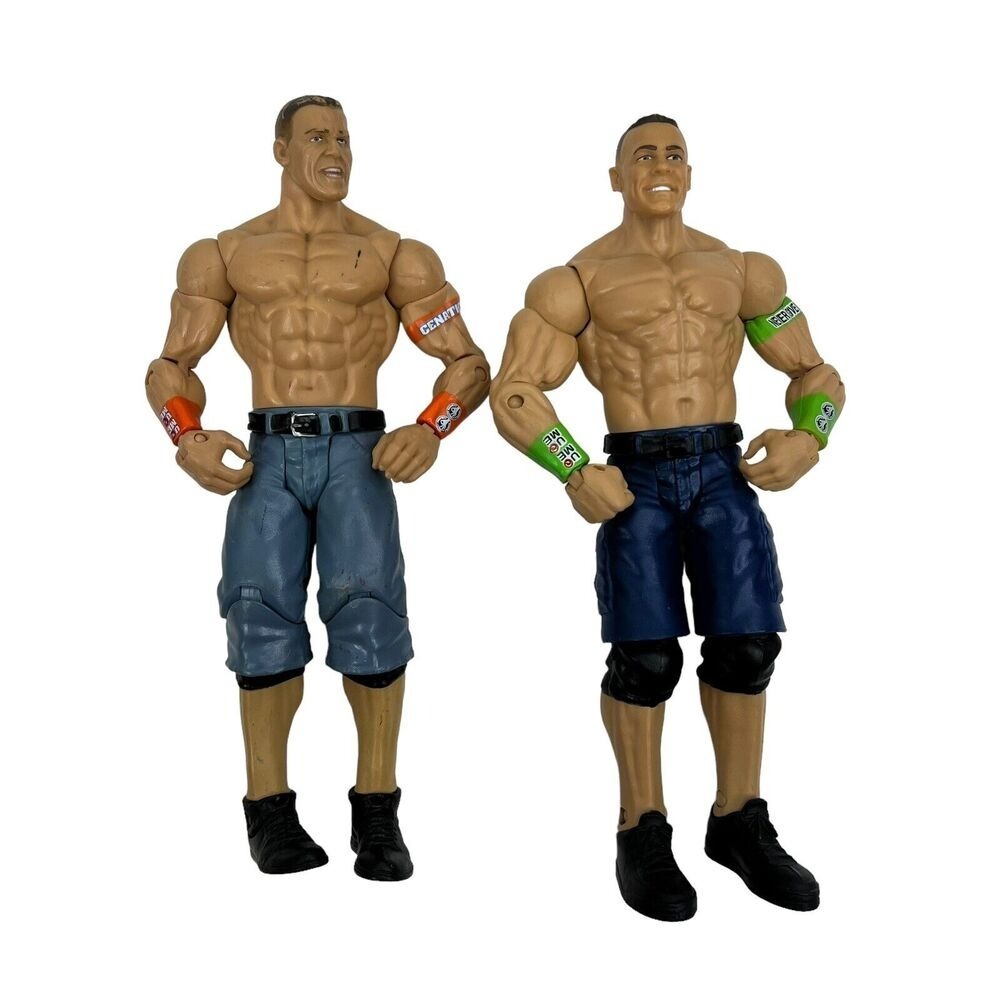 Mattel JOHN CENA WWE WWF 2010 Elite Collection Action Figures Lot Of 2